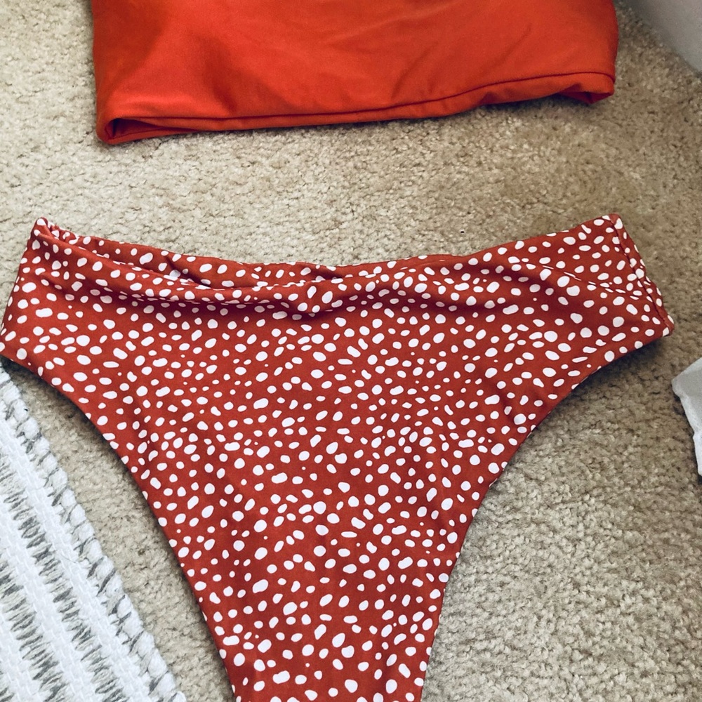 Orange Highwaisted Bikini - Picture 2 of 5